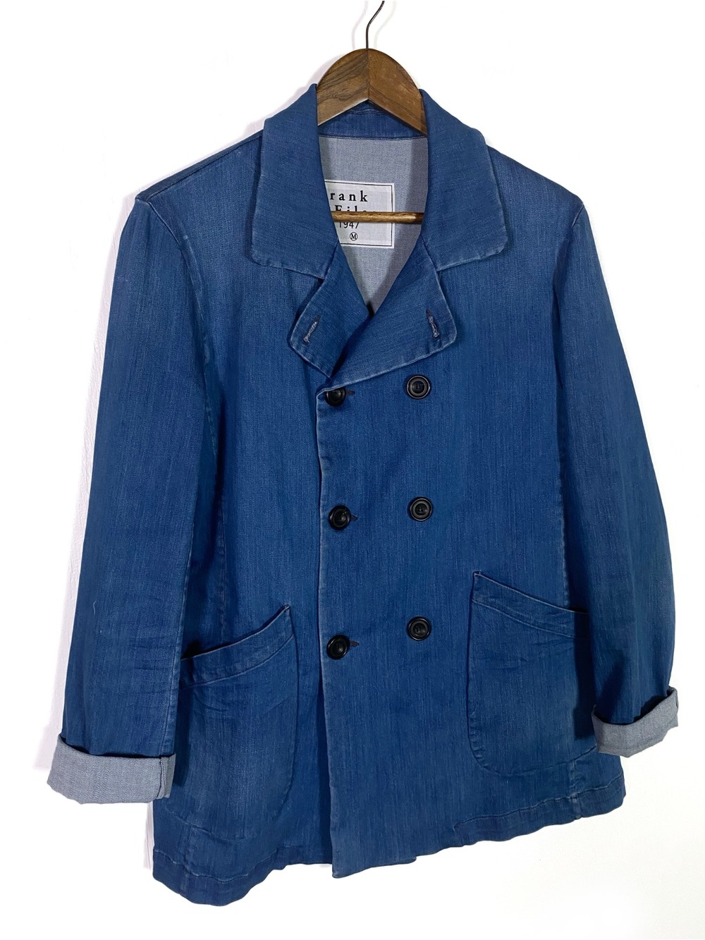 Frank & Eileen Belfast Denim Peacoat Jacket - Picture 4 of 7